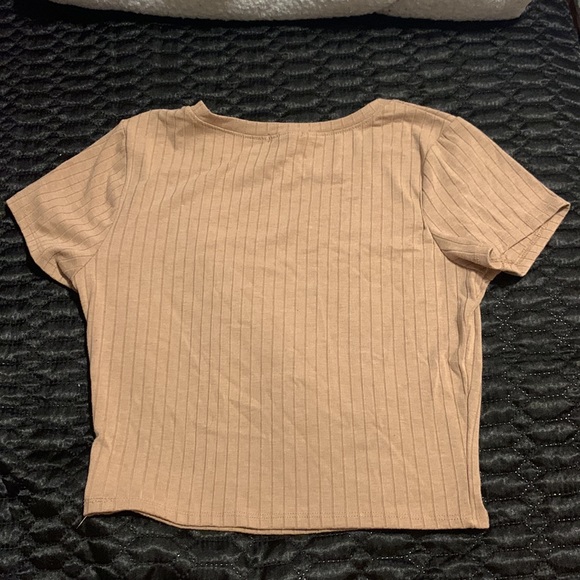 Ribbed crop top - Picture 2 of 2